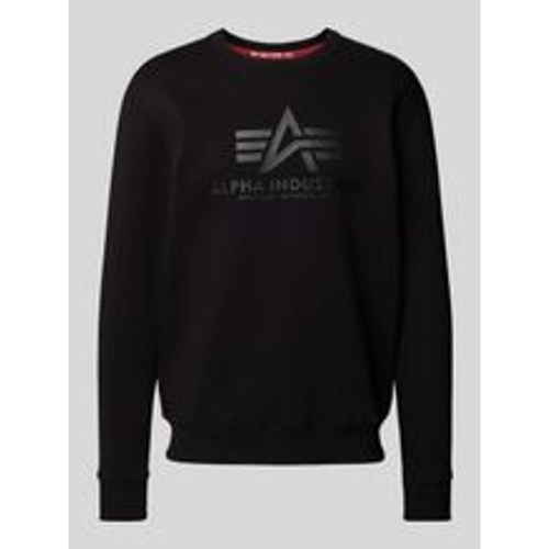 Sweatshirt mit Rundhalsausschnitt - alpha industries - Modalova