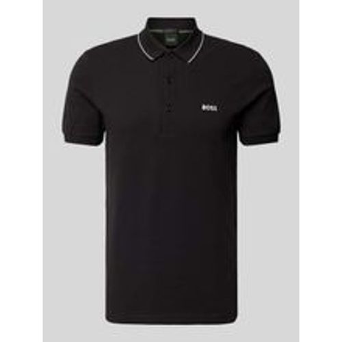 Regular Fit Poloshirt mit Label-Stitching Modell 'Paule' - BOSS Green - Modalova