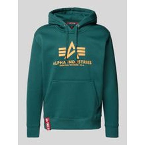 Hoodie mit Label-Print - alpha industries - Modalova