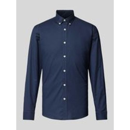 Slim Fit Freizeithemd mit Button-Down-Kragen Modell 'Oxford' - lindbergh - Modalova