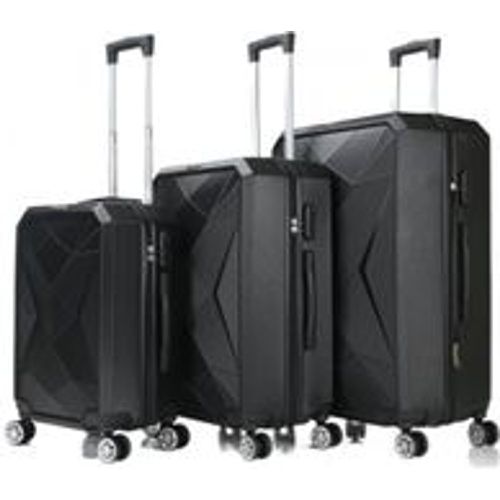 Reisekoffer ABS-03 Koffer 3-teilig Hartschale Trolley Set Kofferset Handgepäck Gepäck Reisetasche - Fashion24 DE - Modalova