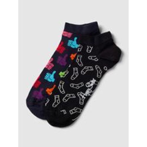 Sneakersocken mit Allover-Print im 2er-Pack Modell 'Thumbs up' - Happy Socks - Modalova