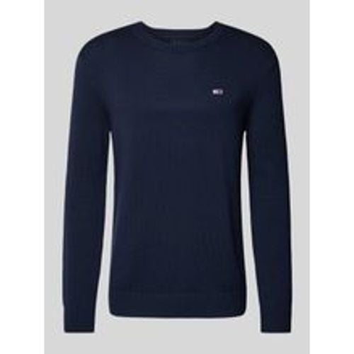 Slim Fit Strickpullover mit Logo-Badge - Tommy Jeans - Modalova