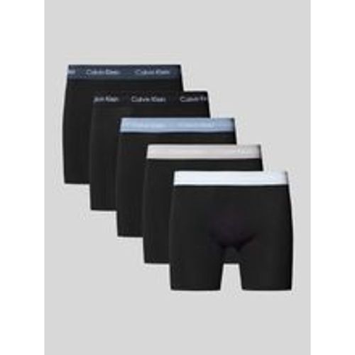 Trunks mit Label-Bund Modell 'BOXER BRIEF' im 5er-Pack - Calvin Klein Underwear - Modalova