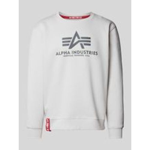 Sweatshirt mit Label-Print - alpha industries - Modalova