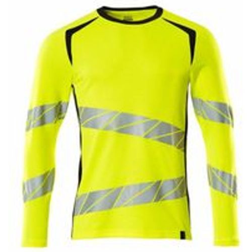 T-Shirt, langarm 19081-771-1709 Gr. l hi-vis gelb/schwarz - Mascot - Modalova