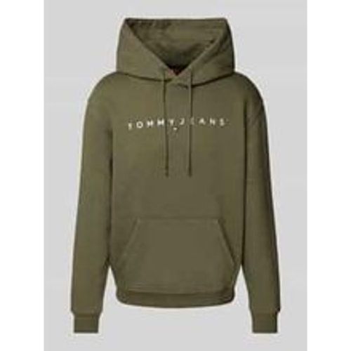 Regular Fit Hoodie mit Label-Stitching - Tommy Jeans - Modalova