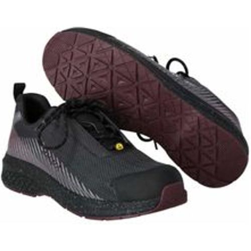 Safety Halbschuh footwear customized F1600-909 Gr. 1041 stone grey/bordeaux - Mascot - Modalova