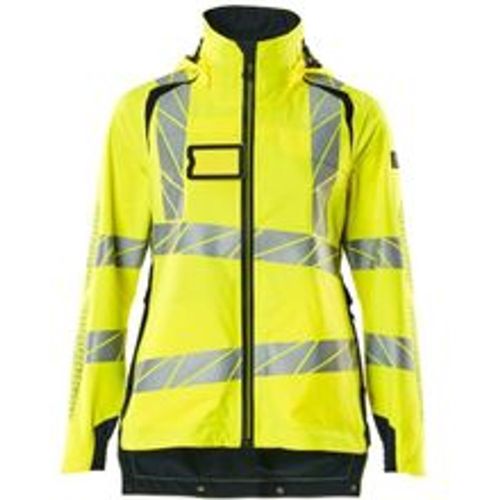 Hard Shell Jacke, Damen, leichtem Futter Jacke Gr. m, hi-vis gelb/schwarzblau - Mascot - Modalova