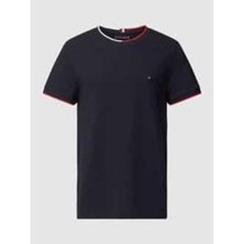 T-Shirt mit Label-Stitching - Tommy Hilfiger - Modalova