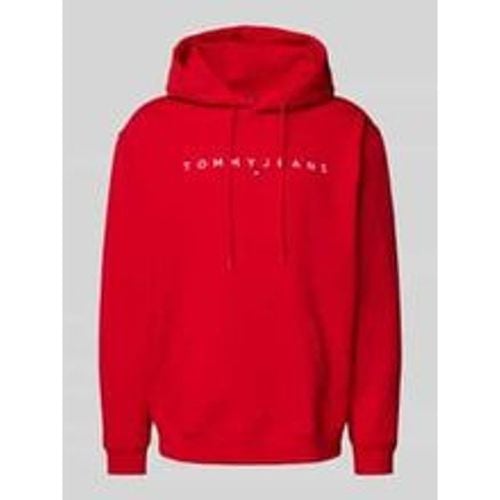 Regular Fit Hoodie mit Label-Stitching - Tommy Jeans - Modalova