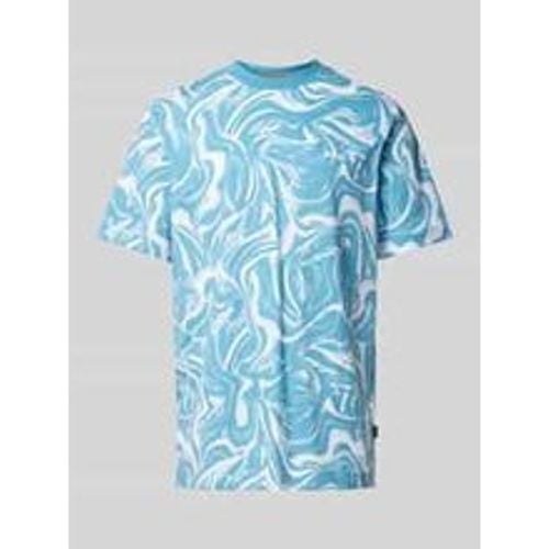 T-Shirt mit Allover-Print Modell 'Ocean' - Boss Orange - Modalova