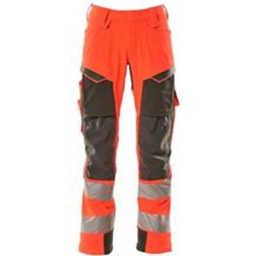 Hose mt Knietaschen, ultimate stretch Gr. 76C49, hi-vis rot/dunkelanthrazit - Mascot - Modalova