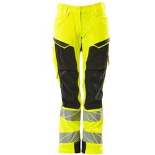 Damen-Hose mit Knietaschen 19078-511-1709 Gr. 76C50 hi-vis gelb/schwarz - Mascot - Modalova