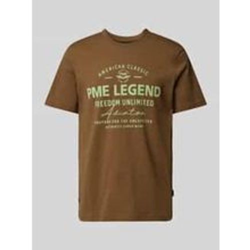 T-Shirt mit Label-Print - PME-Legend - Modalova