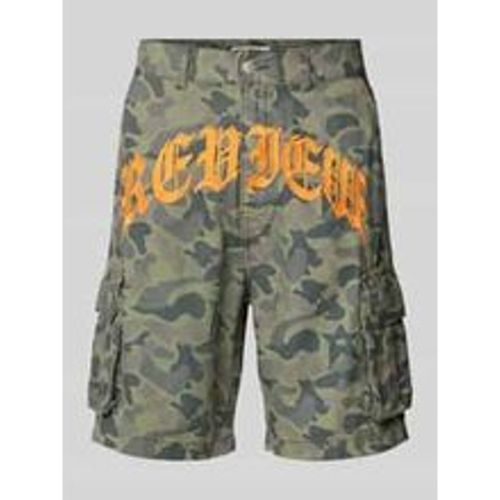 Regular Fit Cargoshorts mit Camouflage-Muster - Review - Modalova