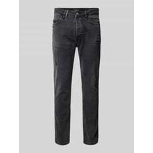 Comfort Fit Mid Rise Jeans im 5-Pocket-Design Modell 'Fredo' - ER Elias Rumelis - Modalova