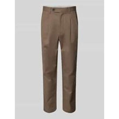 Regular Tapered Fit Bundfaltenhose mit Gürtelschlaufen - Selected Homme - Modalova