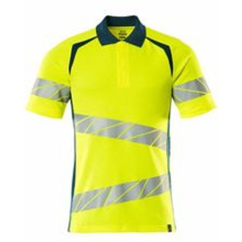 Polo-Shirt, moderne Passform Polo-shirt Gr. 3XLONE, hi-vis gelb/dunkelpetroleum - Mascot - Modalova