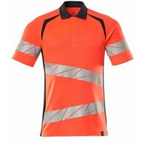 Polo-Shirt, moderne Passform Polo-shirt Gr. xl one, Hi-vis rot/schwarzblau - Mascot - Modalova