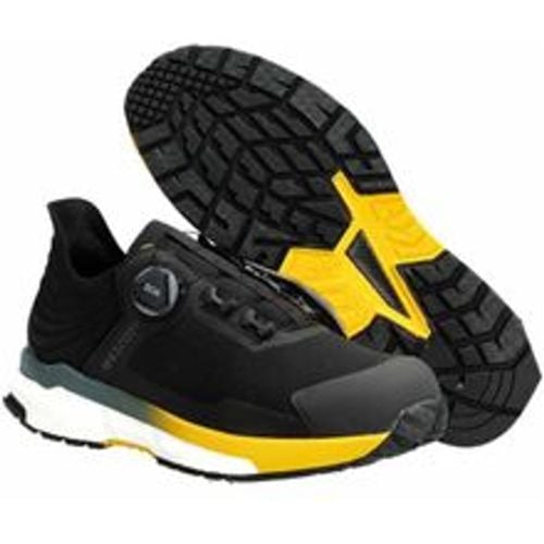 Safety Halbschuh footwear customized F1680-704 Gr. 1042 black/sunflower yellow - Mascot - Modalova