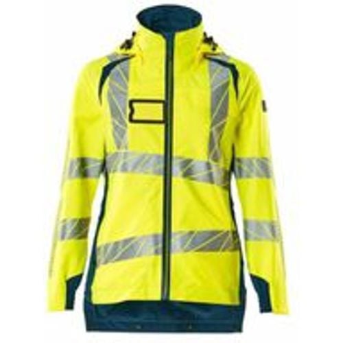 Hard Shell Jacke, Damen, leichtem Futter Jacke Gr. s, hi-vis gelb/dunkelpetroleum - Mascot - Modalova