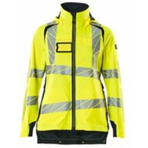 Hard Shell Jacke, Damen, leichtem Futter Jacke Gr. 5XL, hi-vis gelb/schwarzblau - Mascot - Modalova