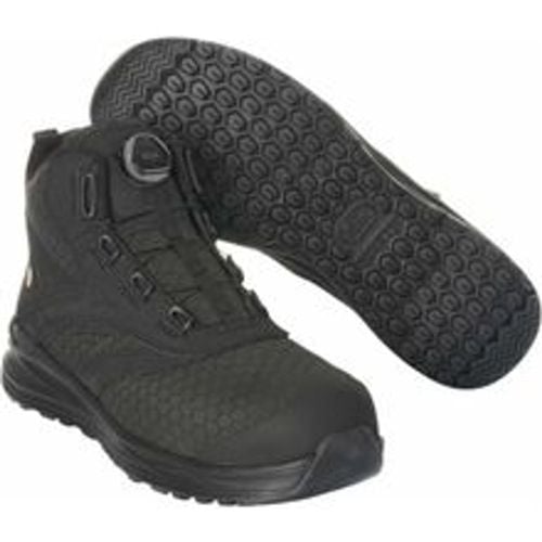 Sicherheitsstiefel S1P mit boa® Sicherheitsstiefelette S1P Sicherheitsschuhe Gr. 49, schwarz/schwarz - Mascot - Modalova