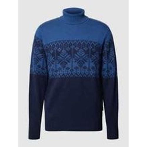 Rollkragenpullover aus Wolle im Allover-Look - FYNCH-HATTON - Modalova