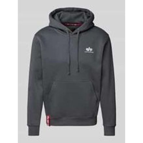 Hoodie mit Label-Print - alpha industries - Modalova