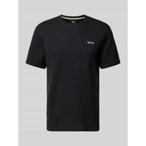 T-Shirt mit Label-Stitching - Boss - Modalova