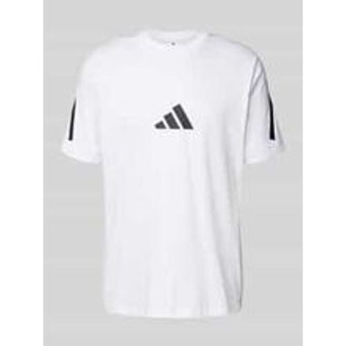 T-Shirt mit Label-Print - adidas Sportswear - Modalova