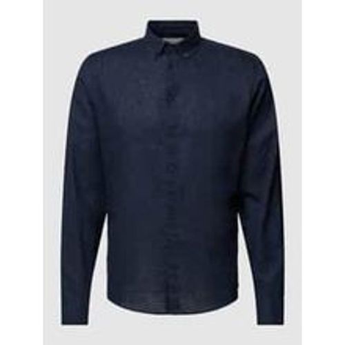 Regular Fit Leinenhemd mit Button-Down-Kragen Modell 'Anton' - casual friday - Modalova