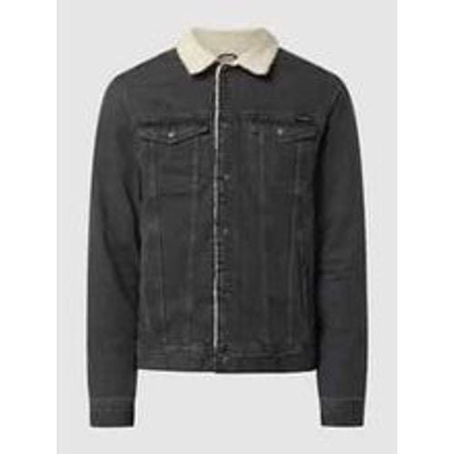 Jeansjacke mit Teddyfutter Modell 'Jean' - jack & jones - Modalova