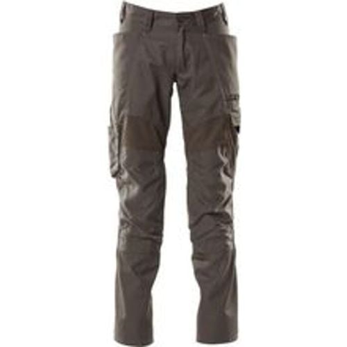 Arbeitshose Stretch Zones 18579 leichte Bundhose mit Cordura Knietaschen, Farbe: Dunkelanthrazit - 18, Größe: 60 - Mascot - Modalova