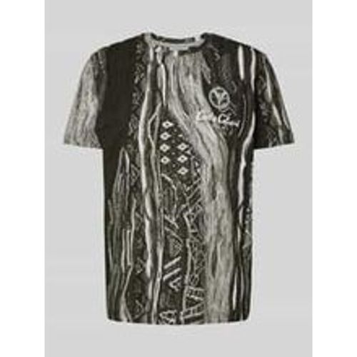 T-Shirt mit Label-Print - carlo colucci - Modalova