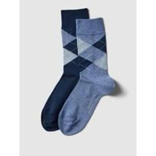 Socken mit Karomuster im 2er-Pack - CAMANO - Modalova