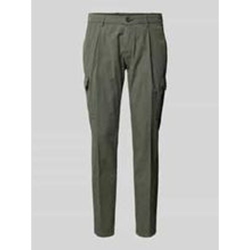 Tapered Fit Cargohose mit Bundfalten Modell 'TRAIANO' - Fashion24 DE - Modalova