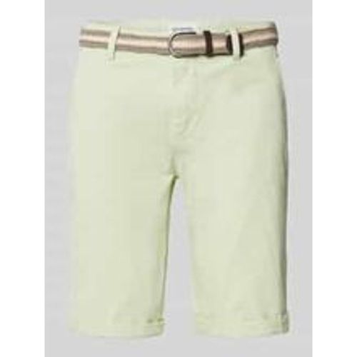 Slim Fit Bermudas mit Gürtel - lindbergh - Modalova