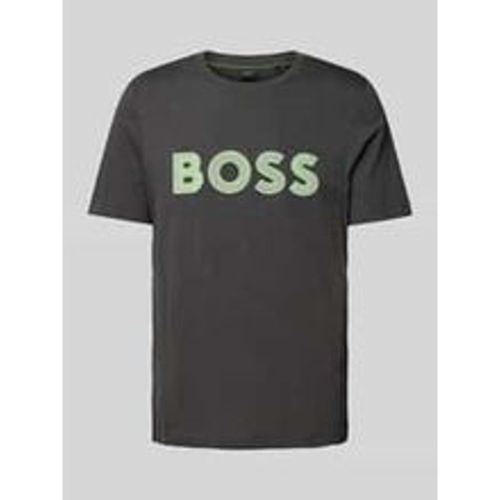 T-Shirt mit Label-Print - BOSS Green - Modalova