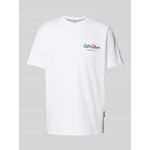 T-Shirt mit Label-Print - carlo colucci - Modalova