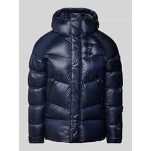 Steppjacke mit Kapuze Modell 'CROWN' - Blauer - Modalova