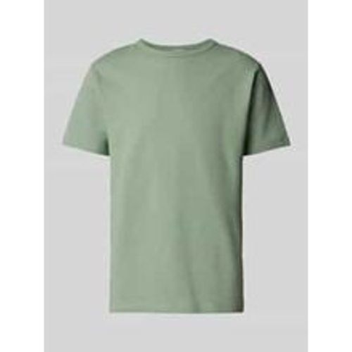 T-Shirt mit geripptem Rundhalsausschnitt Modell 'SANDER' - Selected Homme - Modalova