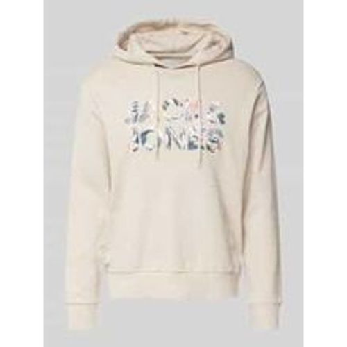 Hoodie mit Label-Print Modell 'BRYAN' - jack & jones - Modalova