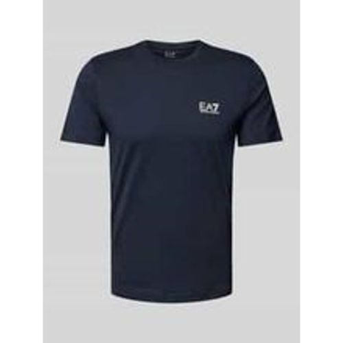 T-Shirt aus reiner Baumwolle Modell 'TRAIN CORE' - EA7 Emporio Armani - Modalova