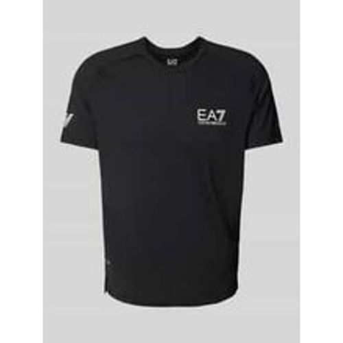 T-Shirt mit Label-Print Modell 'VENTUS7' - EA7 Emporio Armani - Modalova