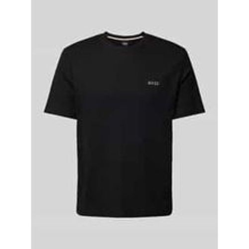 T-Shirt mit Label-Stitching - Boss - Modalova