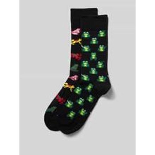 Socken mit Motiv-Stitching im 2er-Pack - christian berg - Modalova