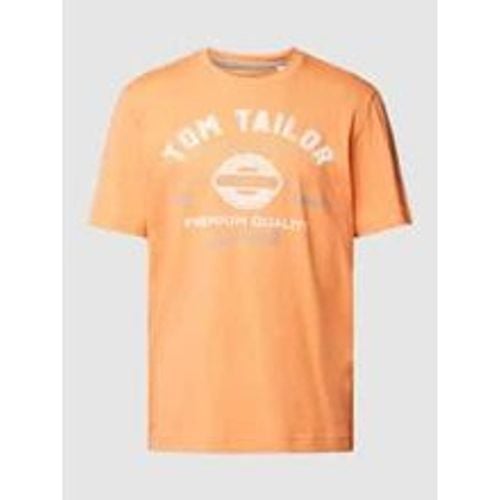 T-Shirt mit Label-Print - Tom Tailor - Modalova