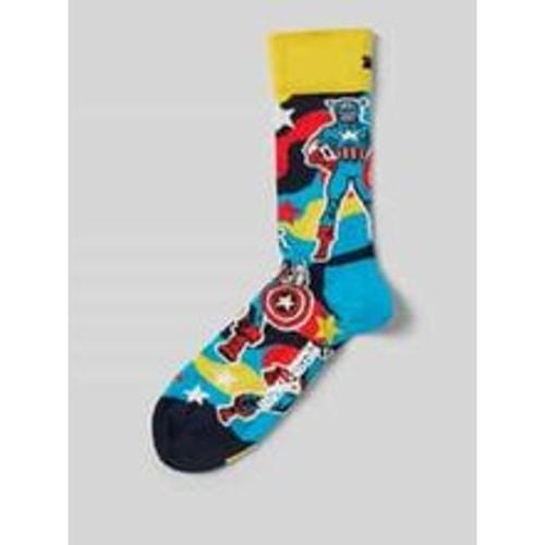 Socken mit Marvel™-Print Modell 'Captain America' - Happy Socks - Modalova